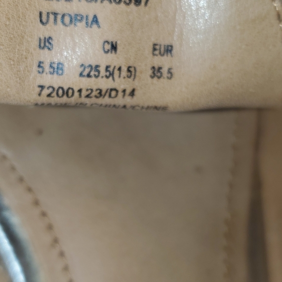 Coach Size 5.5 B Snakeskin Design - Picture 7 of 9